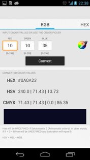 Конвертер Цветов 1.3.1. Скриншот 1