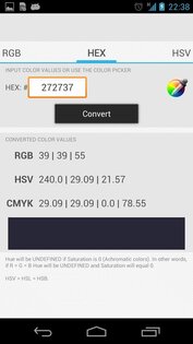 Конвертер Цветов 1.3.1. Скриншот 3