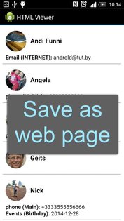 Контакты VCF 5.0.79. Скриншот 6