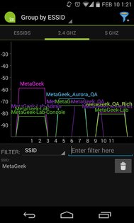inSSIDer 4.0.2.9. Скриншот 1