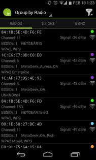 inSSIDer 4.0.2.9. Скриншот 5
