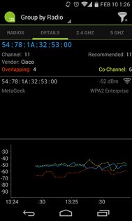 inSSIDer 4.0.2.9. Скриншот 6