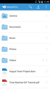 MediaFire 5.6.0. Скриншот 5
