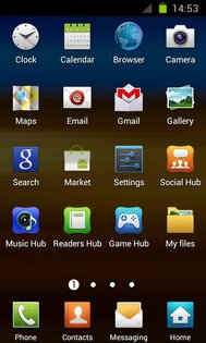 TouchWiz5 Launcher 1.0.5. Скриншот 3