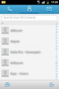 GO Contacts Pro 1.5. Скриншот 2