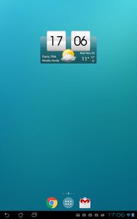 Sense flip clock & weather 9.00.4. Скриншот 1