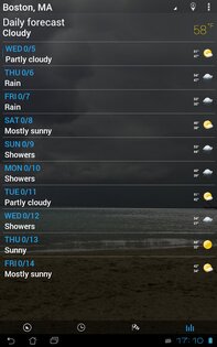 Sense flip clock & weather 9.00.4. Скриншот 6