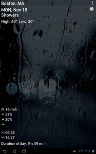 Sense flip clock & weather 9.00.4. Скриншот 7