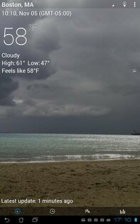 Sense flip clock & weather 9.00.4. Скриншот 8
