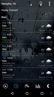 Sense flip clock & weather 9.00.4. Скриншот 16