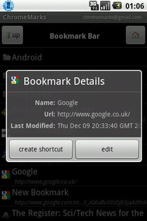 ChromeMarks 2013.04.08. Скриншот 2