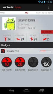 Runtastic Squats Workout 1.13. Скриншот 4