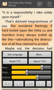 FBReader TTS+ Plugin 3.7.4. Скриншот 1