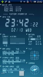 DeviceInfo Live WallPaper 10.0.0. Скриншот 2