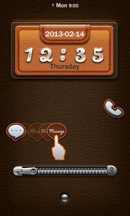 Slidezip GO Locker Theme 1.0. Скриншот 2