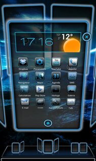 iblue Next Launcher Theme 1.0. Скриншот 2