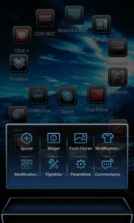 iblue Next Launcher Theme 1.0. Скриншот 3