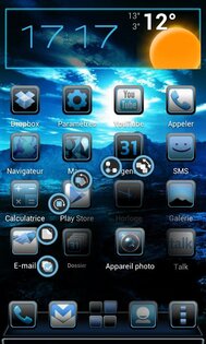 iblue Next Launcher Theme 1.0. Скриншот 4