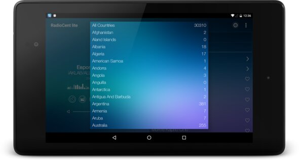 RadioCent lite 2.22. Скриншот 10