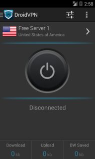 DroidVPN 3.0.5.3. Скриншот 2