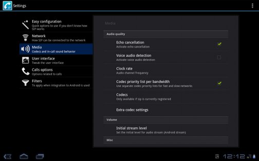 CSipSimple 1.02.03. Скриншот 6
