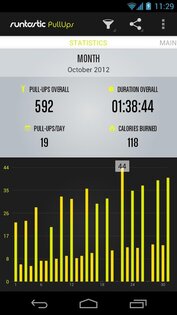 Runtastic Pull-ups Workout 1.13. Скриншот 2