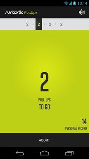 Runtastic Pull-ups Workout 1.13. Скриншот 3