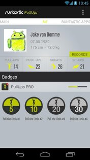 Runtastic Pull-ups Workout 1.13. Скриншот 4
