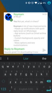 NiLS Lock Screen Notifications 1.7.2.694. Скриншот 4