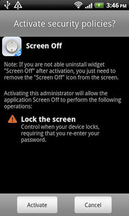 Screen Off 1.0. Скриншот 2