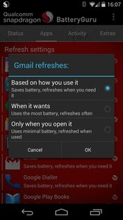 Snapdragon™ BatteryGuru 3.0. Скриншот 3