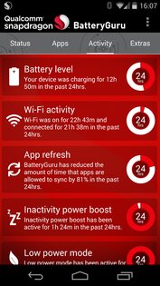 Snapdragon™ BatteryGuru 3.0. Скриншот 4