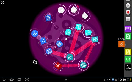 Reactable mobile 2.3.17. Скриншот 1