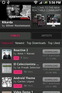 Reactable mobile 2.3.17. Скриншот 12