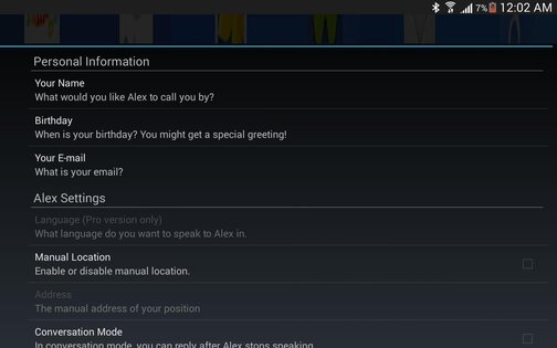 Alex Free 7.1.3. Скриншот 2