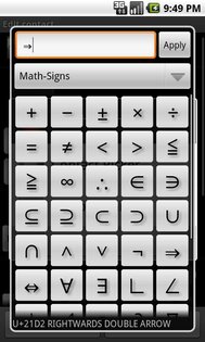 SymbolsPanel 0.9g. Скриншот 2