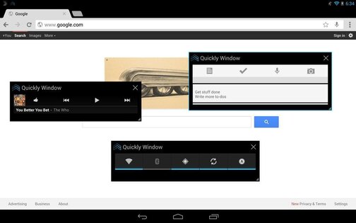 More Quickly Panel 2.1.3.1. Скриншот 2