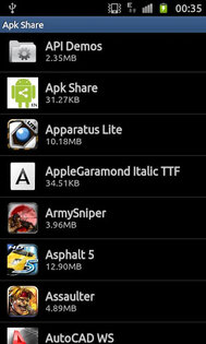 Apk Share 1.5. Скриншот 1