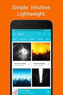 Shuttle Music Player 2.0.17. Скриншот 1