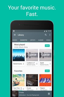 Shuttle Music Player 2.0.17. Скриншот 3