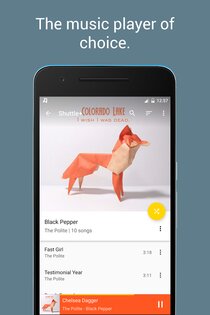 Shuttle Music Player 2.0.17. Скриншот 5