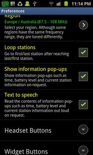 ScreenFree FM Radio 1.0.3. Скриншот 1