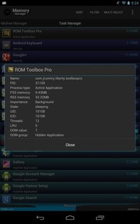 Memory Manager 1.0.1. Скриншот 6