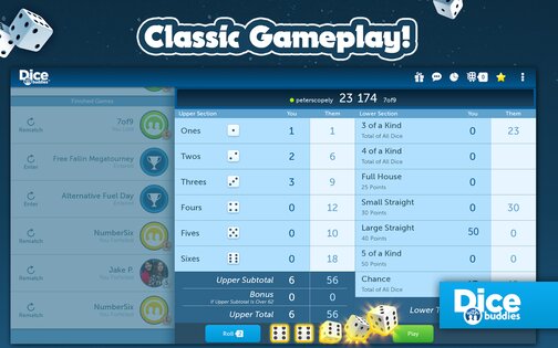 Dice with Buddies 8.48.5. Скриншот 8