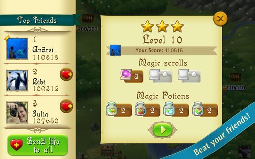 Bubble Witch Saga 3.1.35. Скриншот 2