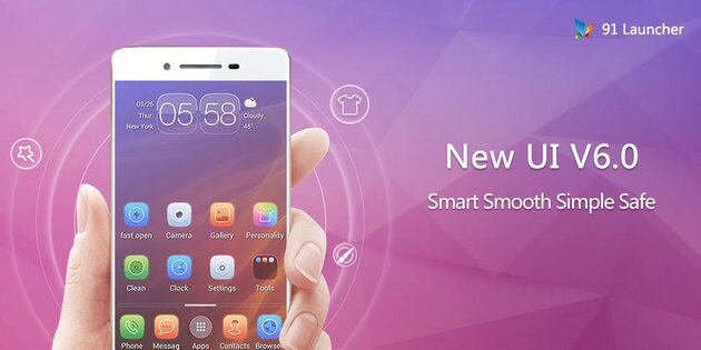 91 Launcher 6.5.0.5. Скриншот 1
