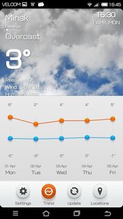 Weather BZ 5.0.1 build 1. Скриншот 4
