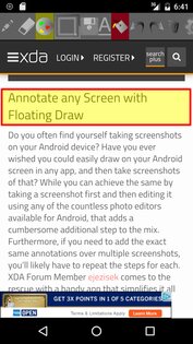 Floating Draw 1.0. Скриншот 2