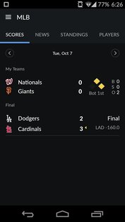 Yahoo! Sportacular 5.10.6. Скриншот 9