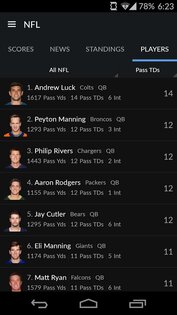 Yahoo! Sportacular 5.10.6. Скриншот 11